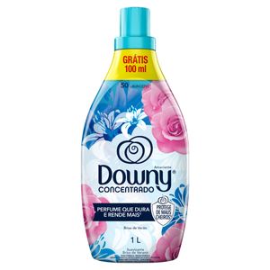 Amaciante de Roupa Concentrado Brisa de Verão Downy Frasco 1l Grátis 100ml