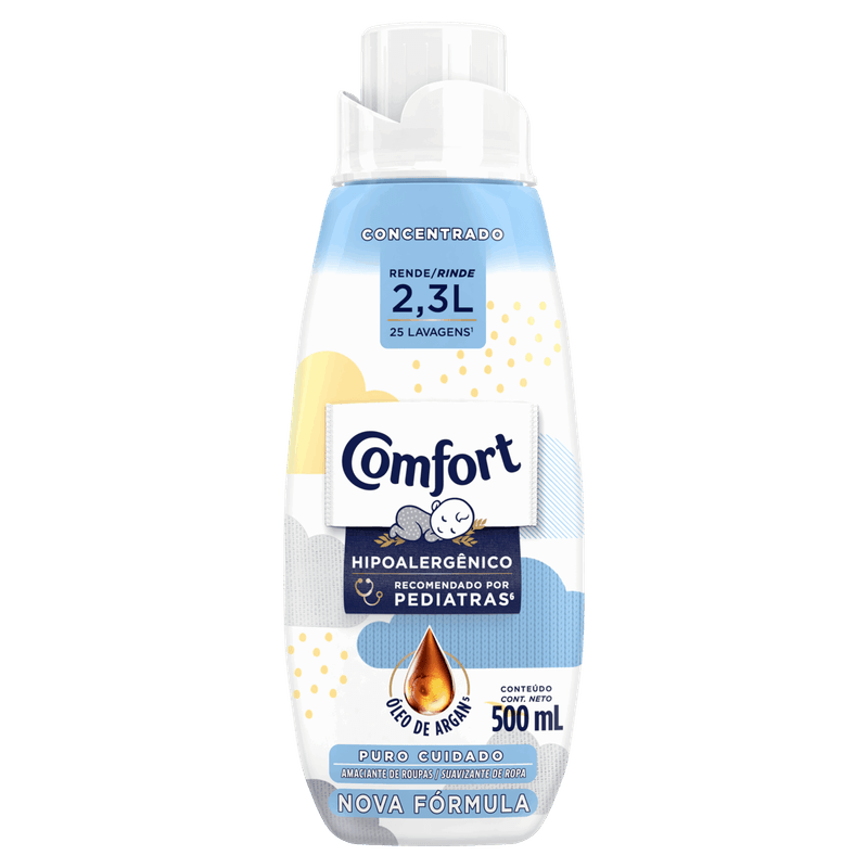 Amaciante-de-Roupa-Concentrado-Puro-Cuidado-Comfort-Frasco-500ml