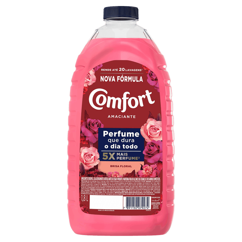 Amaciante-de-Roupa-Diluido-Brisa-Floral-Comfort-Fragrancia-Fina-Frasco-18l
