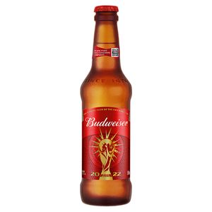 Cerveja Lager Budweiser Garrafa 330ml