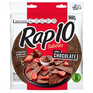 Pão Tortilha Chocolate Rap10 Sabores Pouch 198g