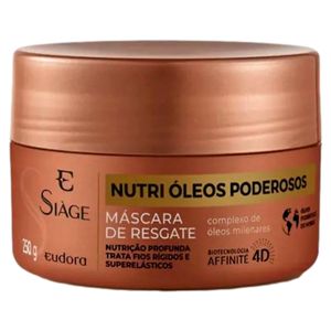 Máscara de Resgate Eudora Siàge Nutri Óleos Poderosos Pote 250g