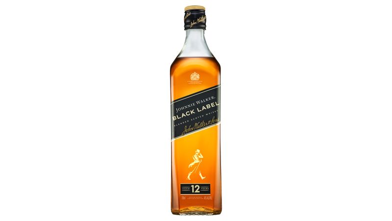 Whisky Escocês Blended Black Label Johnnie Walker Garrafa 750ml