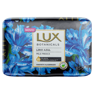 Sabonete Barra Lírio Azul Lux Botanicals Envoltório 85g