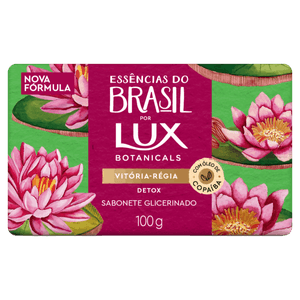 Sabonete Barra Glicerinado Vitória-Régia Lux Botanicals Essências do Brasil Envoltório 100g