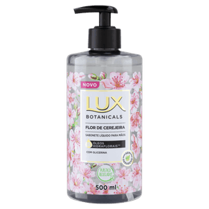 Sabonete Líquido para as Mãos Flor de Cerejeira Lux Botanicals Frasco 500ml