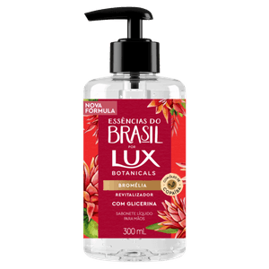 Sabonete Líquido de Glicerina para as Mãos Bromélia Lux Botanicals Essências do Brasil Frasco 300ml