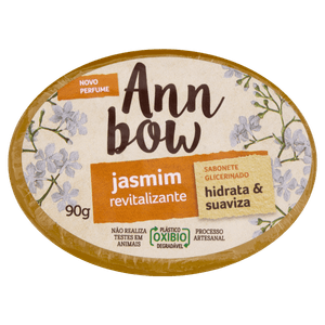 Sabonete Barra Glicerinado Jasmim Revitalizante Ann Bow 90g