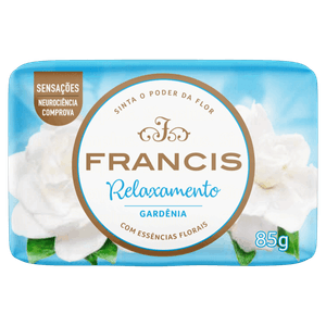 Sabonete Barra Gardênia Francis Relaxamento Envoltório 85g