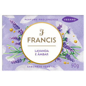 Sabonete Barra Lavanda e Âmber Francis Caixa 90g