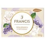 Sabonete-Barra-Rosas-Branca-e-Patchouli-Francis-Caixa-90g