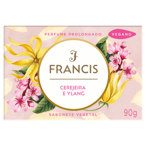 Sabonete Barra Cerejeira e Ylang  Francis Caixa 90g