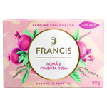 Sabonete-Barra-Roma-e-Pimenta-Rosa-Francis-Caixa-90g