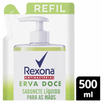 Sabonete Líquido Antibacterial para as Mãos Erva-Doce Rexona Sachê 500ml Refil Leve Mais Pague Menos