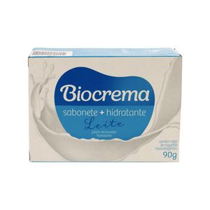 Sabonete em Barra Hidratante Leite Biocrema Caixa 90g