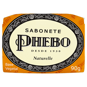 Sabonete Barra Vegetal Naturelle Phebo Envoltório 90g