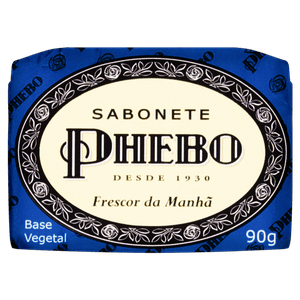 Sabonete Barra Vegetal Frescor da Manhã Phebo Envoltório 90g