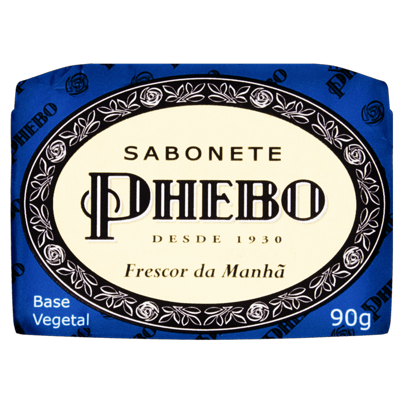 Sabonete Barra Vegetal Frescor da Manhã Phebo Envoltório 90g