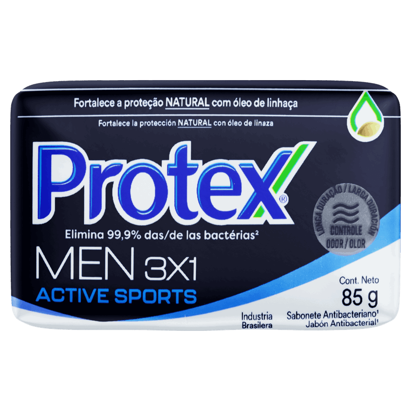 Sabonete-Barra-Antibacteriano-Sport-Protex-For-Men-Envoltorio-85g