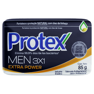 Sabonete Barra Antibacteriano Protex For Men Envoltório 85g