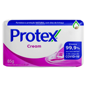 Sabonete Barra Antibacteriano Cream Protex Envoltório 85g