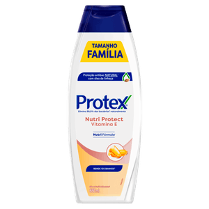 Sabonete Líquido Antibacteriano Protex Nutri Protect Vitamina E Frasco 650ml Tamanho Família