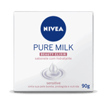 Sabonete-Barra-Hidratante-Sensitive-Nivea-Pure-Milk-Beauty-Elixir-Caixa-90g