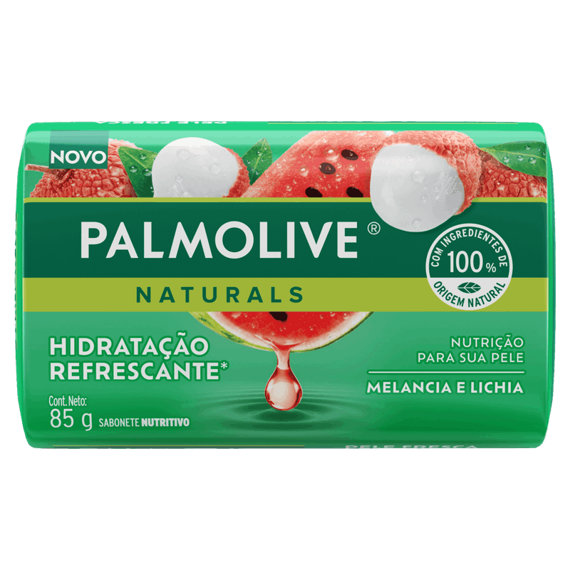 Sabonete-Barra-Hidratacao-Refrescante-Melancia-e-Lichia-Palmolive-Naturals-Envoltorio-85g