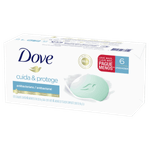 Pack-Sabonete-Barra-Antibacteriano-Dove-Cuida---Protege-Envoltorio-6-Unidades-90g-Cada-Leve-Mais-Pague-Menos