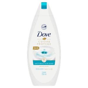 Sabonete Líquido Antibacteriano Dove Cuida & Protege Frasco 250ml