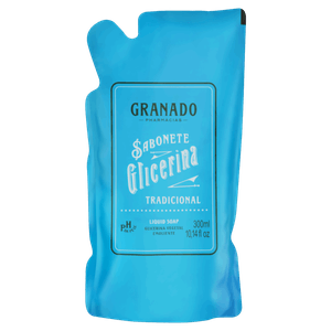 Sabonete Líquido Vegetal Tradicional Granado Glicerina Sachê 300ml Refil