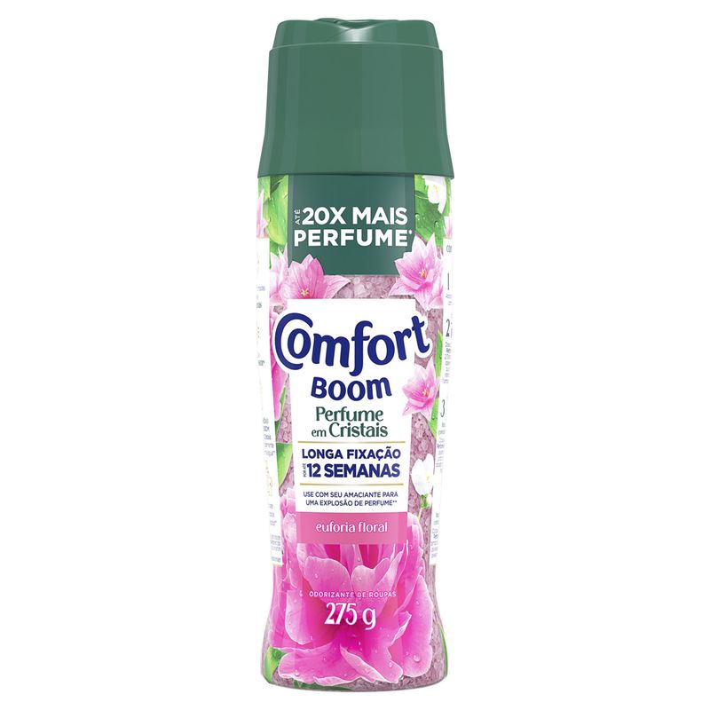 Amaciante-de-Roupa-Euforia-Floral-Comfort-Boom-Perfume-em-Cristais-Frasco-275g