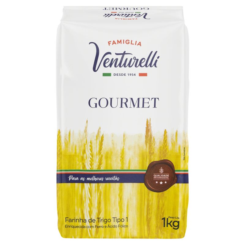 Farinha-de-Trigo-Tipo-1-Famiglia-Venturelli-Gourmet-Pacote-1kg