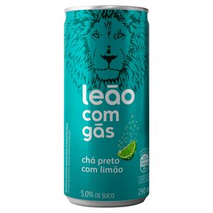 Chá Preto com Gás Limão Leão Lata 290ml