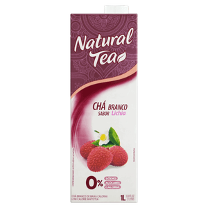 Chá Branco Lichia Zero Açúcar Natural Tea Caixa 1l