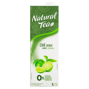 Chá Verde Limão Zero Açúcar Natural Tea Caixa 1l