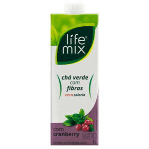 Chá Verde Cranberry Life Mix Caixa 1l