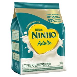 Leite Pó Semidesnatado Ninho Adulto Pacote 500g