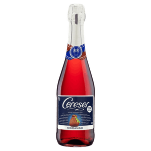 Bebida Gaseificada Zero Álcool Morango Cereser Garrafa 660ml