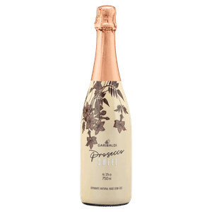 Espumante Brasileiro Rosé Natural Demi-Sec Garibaldi Prosecco Serra Gaúcha Garrafa 750ml