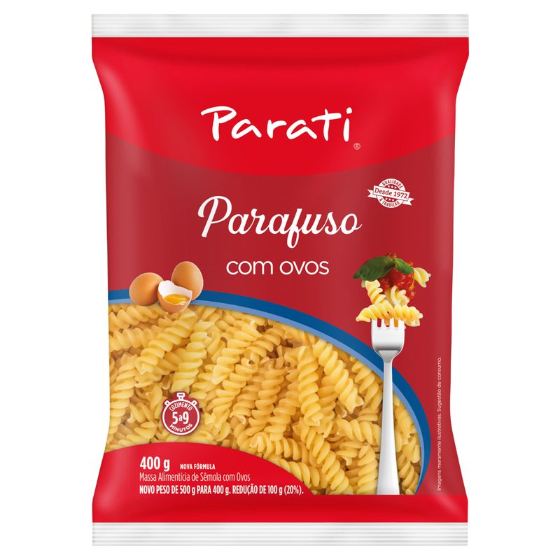 Macarrao-de-Semola-com-Ovos-Parafuso-Parati-Pacote-400g