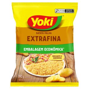 Batata Palha Extrafina Yoki Pacote 190g Embalagem Econômica