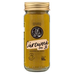 Cúrcuma Pó com Tampa Dosadora BR Spices Essencial Vidro 60g