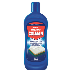 Anil Líquido Colman Frasco 200ml