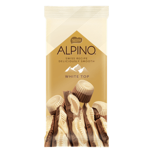 Chocolate White Top Alpino Pacote 90g