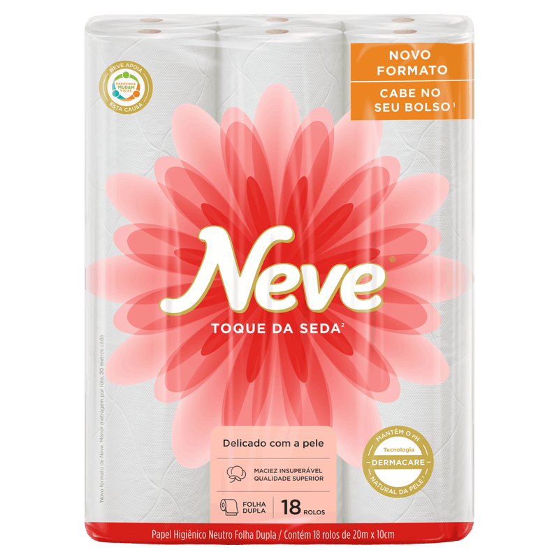 Papel-Higienico-Folha-Dupla-Neutro-Neve-Toque-da-Seda-20m-Pacote-18-Unidades