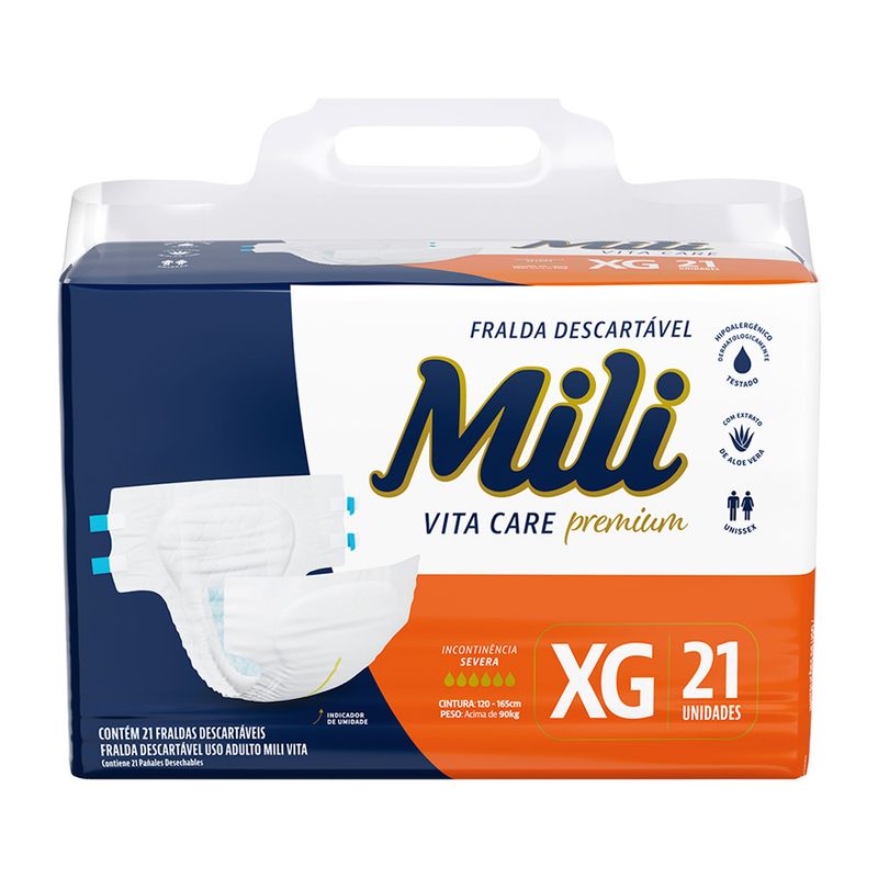 Fralda-Mili-Vita-Care-XG---PE---21UN