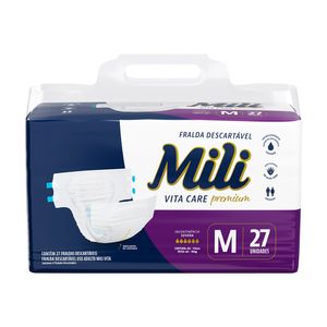 Fralda Mili Vita Care M PE   27UN