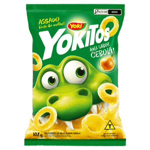 Salgadinho de Milho Anel Cebola Yoki Yokitos Pacote 108g