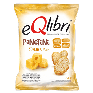 Snack de Trigo Queijo Suave Eqlibri Panetini Pacote 105g